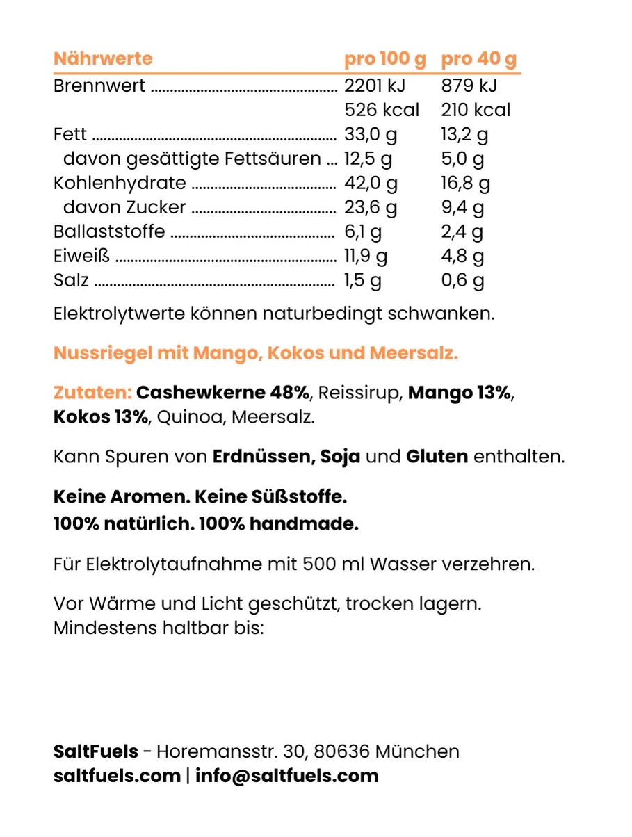 Tester Pack (4 Riegel) - SaltFuels