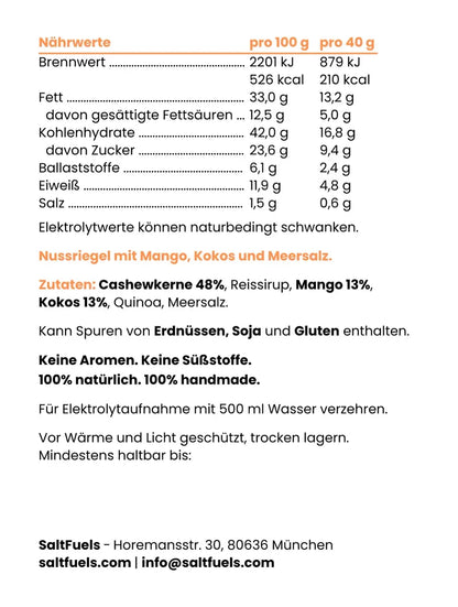 Tester Pack (4 Riegel) - SaltFuels