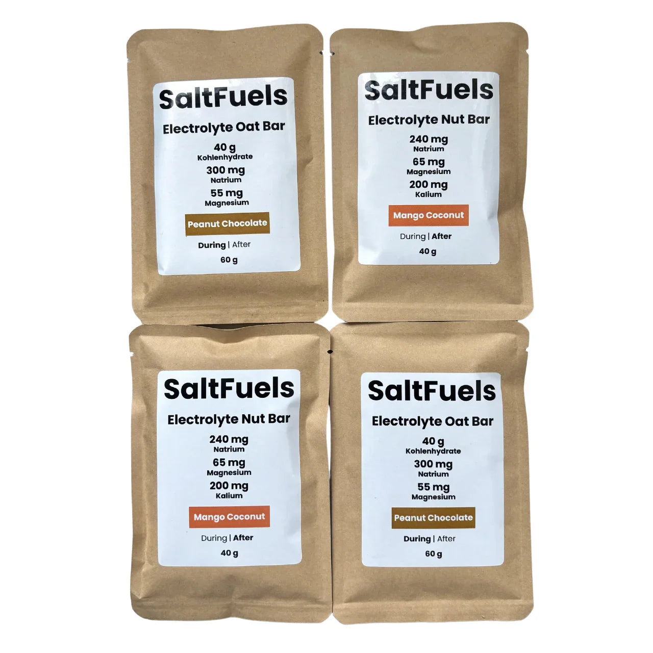 Tester Pack (4 Riegel) - SaltFuels
